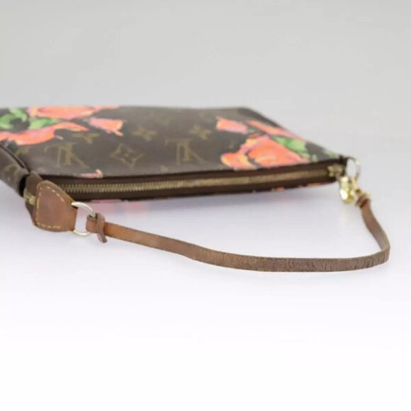 LOUIS VUITTON Monogram rose Pochette Accessoires Pouch authentic - Picture 8 of 16